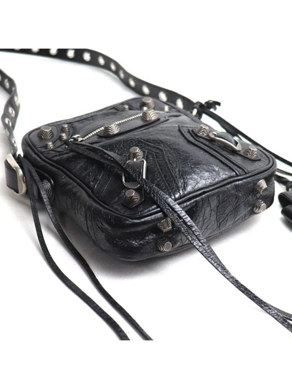 Balenciaga Le Cagole Shoulder Bag Black